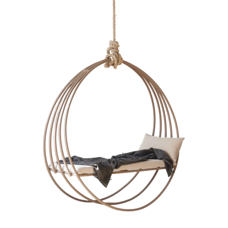 Hanging outdoor bed